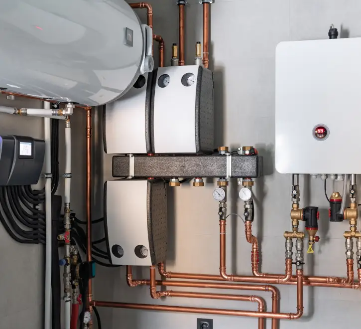 A home plumbing system in working order after complete residential plumbing repair from Everything Water